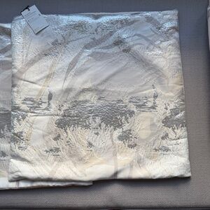 West Elm Marble Swirl Modern Chic Euro Shams